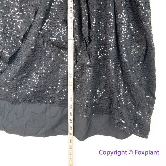 New! City Chic Nadia Dress sequin‎ long sleeve black, plus size 24 - Picture 8 of 15